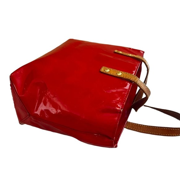 009180A V Authentic Louis Vuitton Tote Bag Reade PM Vernis - Picture 6 of 15